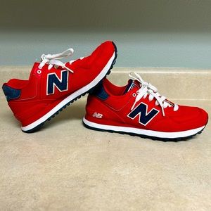 Women’s 574 Red/blue new balance size 8